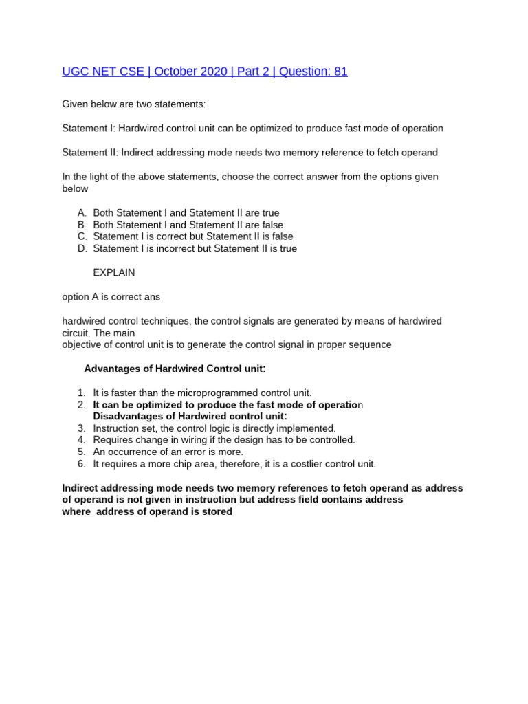 CISC RISC | PDF | Input/Output | Central Processing Unit