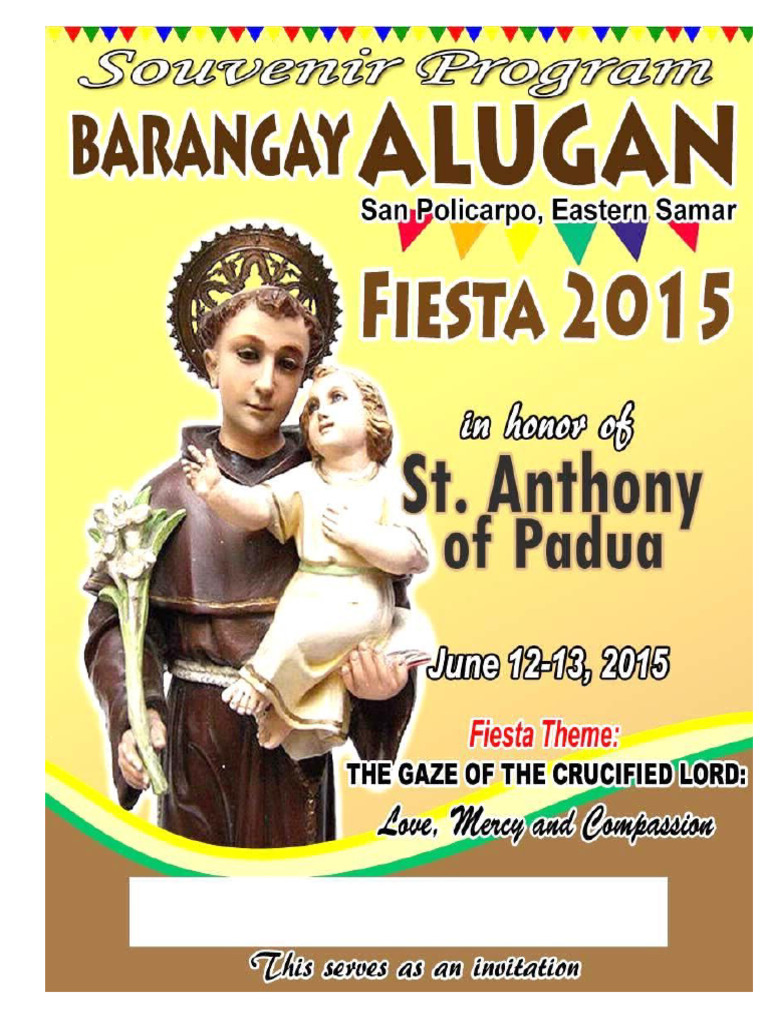 Alugan Fiesta Program Pdf