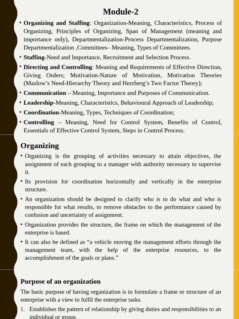 Organizing and Staffing in Management | PDF | Recruitment | Communication