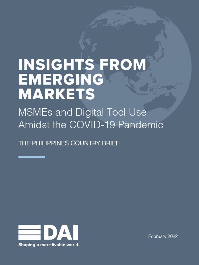 MSMEs and Digital Tools in the Philippines | PDF | Economies