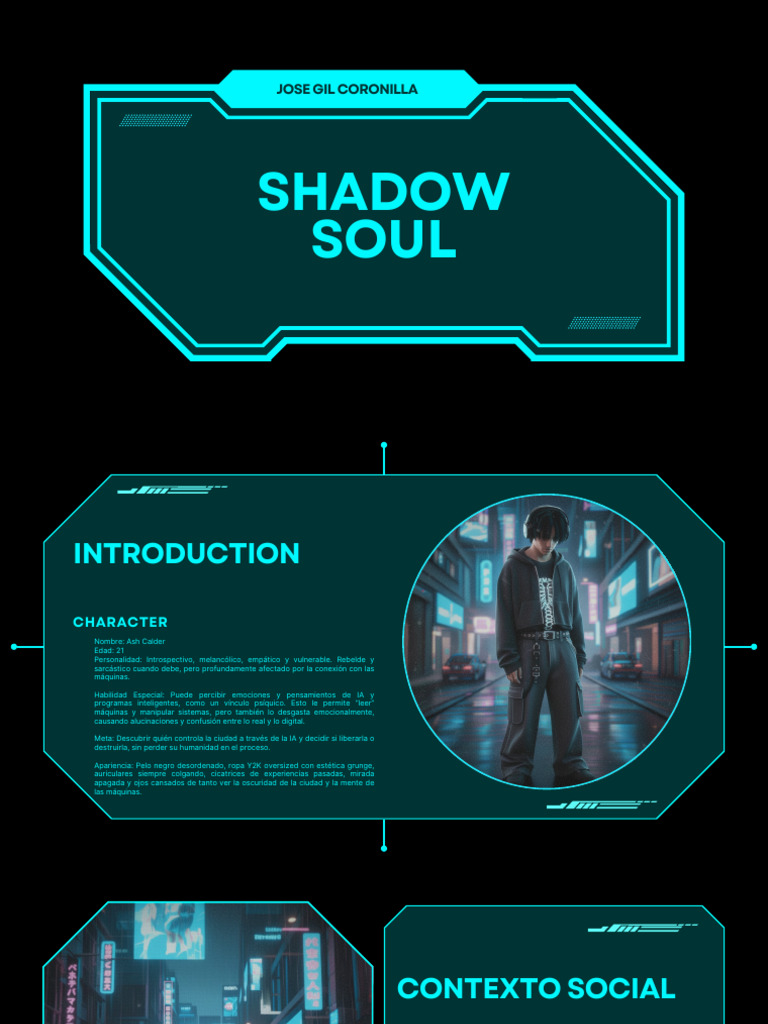 Black Blue Futuristic Cyber Security Presentation | PDF | Inteligencia ...