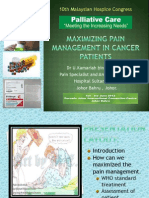 Maximizing Pain Management in Cancer Patients_dr Ungku Kamariah