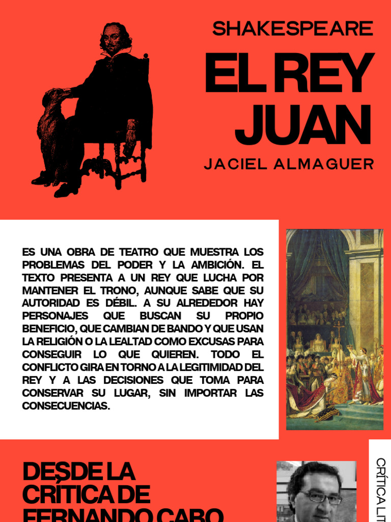 El Rey Juan | PDF | Teatro | William Shakespeare