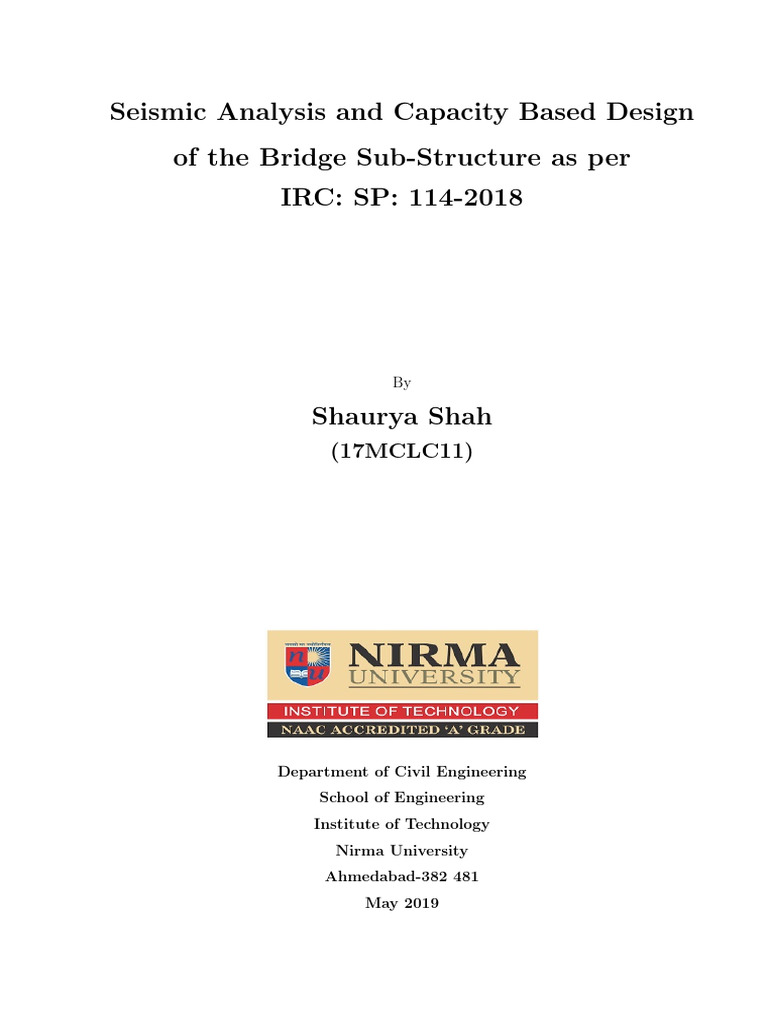 Seismic Design of Bridge Sub-Structures | PDF | Earthquake Engineering ...