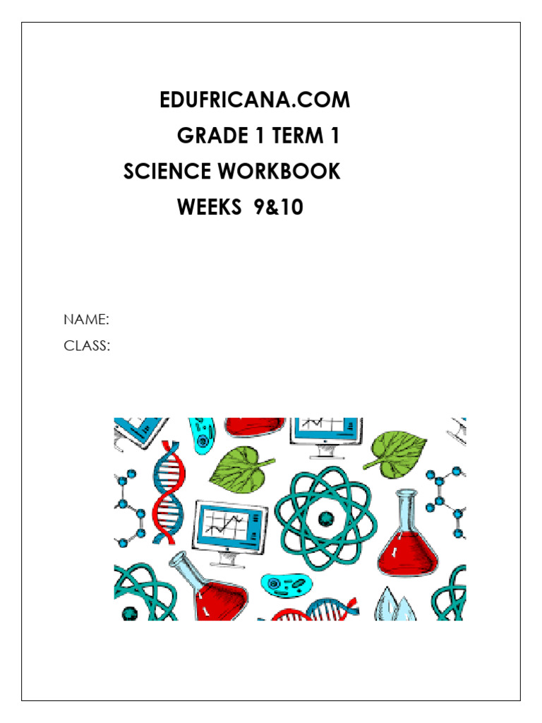 Primary School Grade 1 Week 9 and 10 Science Workbook Final | PDF