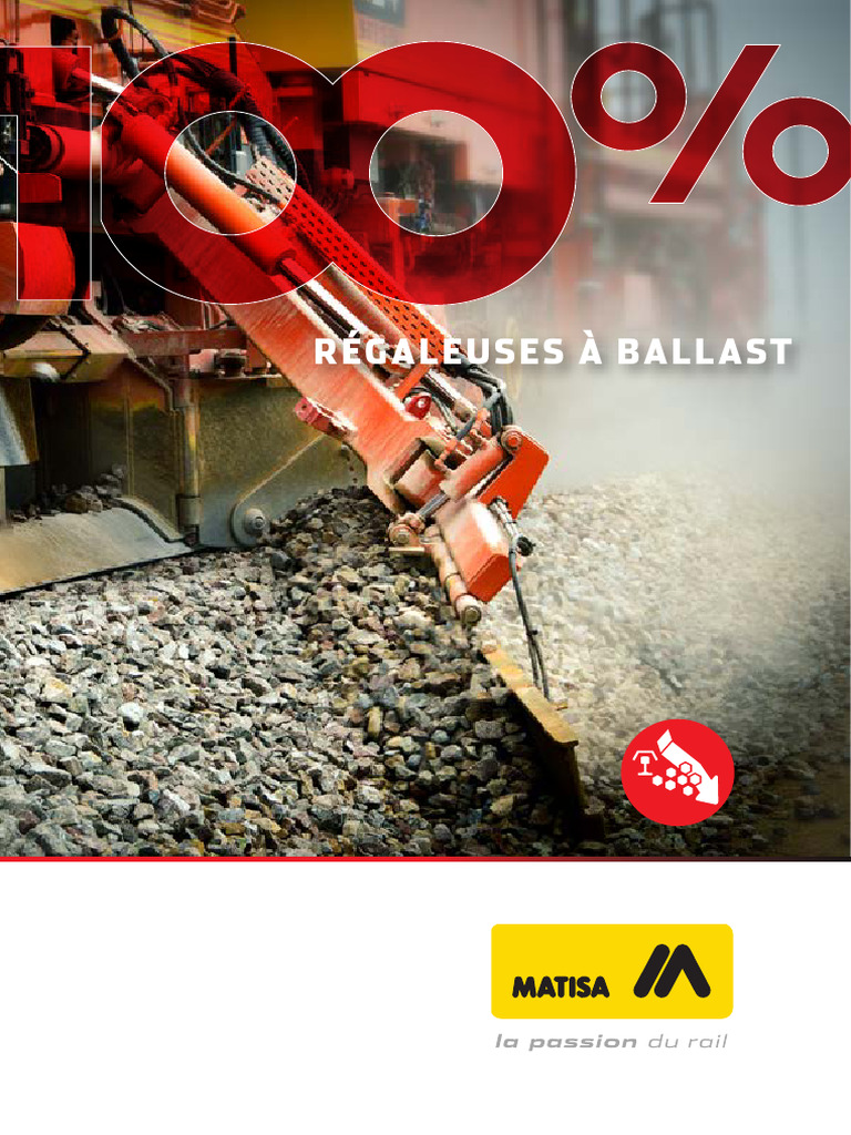 Régaleuses à Ballast : Performance Optimale | PDF | Ingénierie ...
