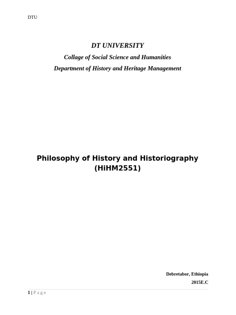 Understanding the Nature of History | PDF | Science | Herodotus