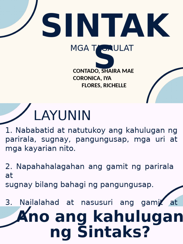 Pangkat 10 SINTAKS | PDF