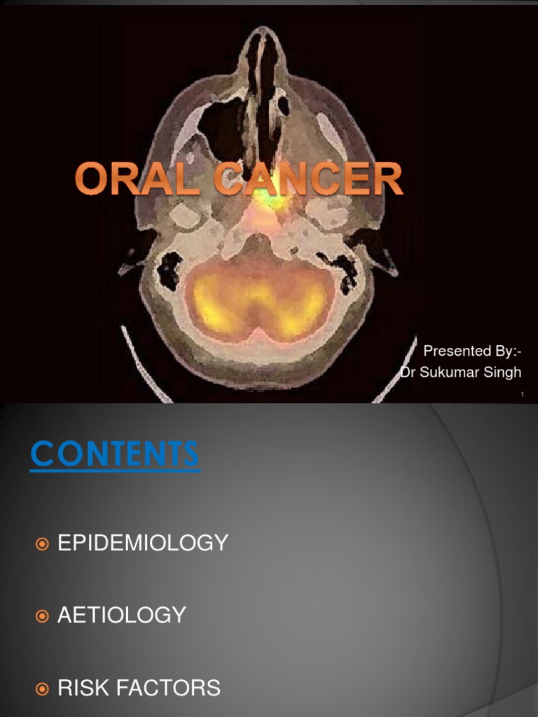 Oral Cancer - 1 | PDF | Head And Neck Cancer | Cancer