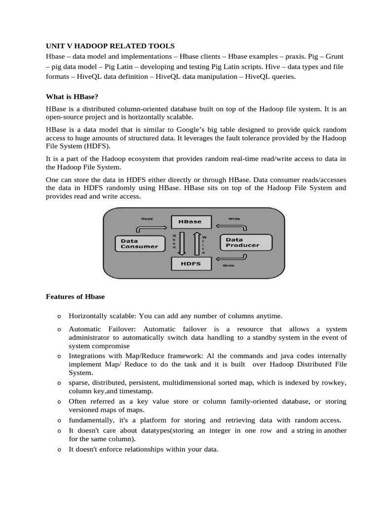 Unit 5 Big Data Notes | PDF | Apache Hadoop | Computing