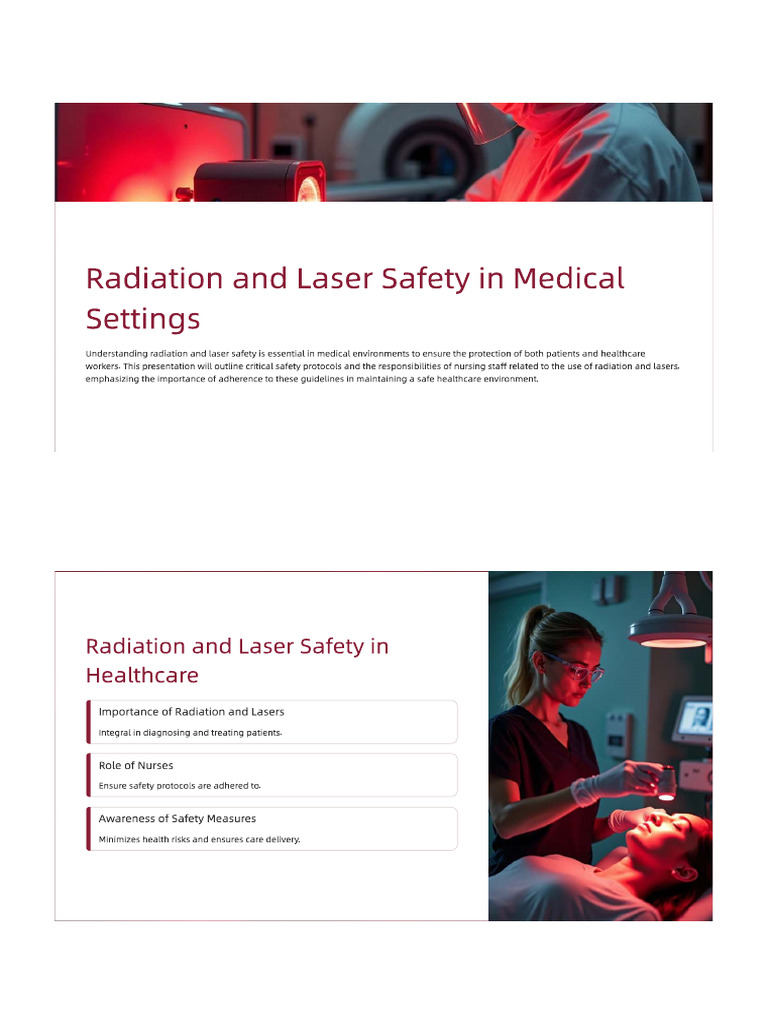 Radiation and Laser Safety in Healthcare | PDF | Elisa | Vaccines