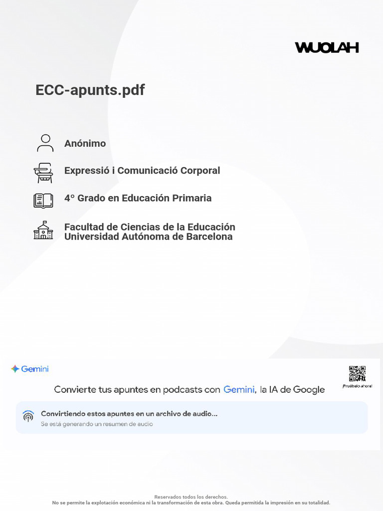 Wuolah Free ECC Apunts | PDF