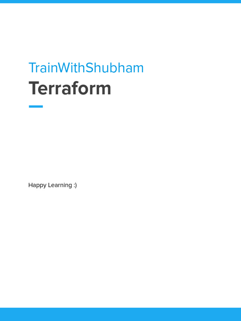 Terraform Guide: Infrastructure as Code | PDF | Command Line Interface ...