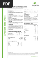 COLFLO® 67 Modified Starch Overview | PDF | Starch | Food Industry