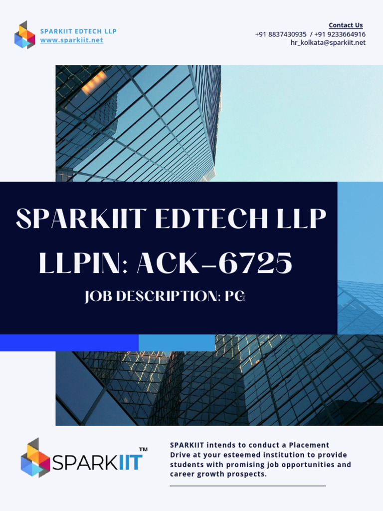 PG_JOB_DESCRIPTION | PDF | Educational Technology | Salary