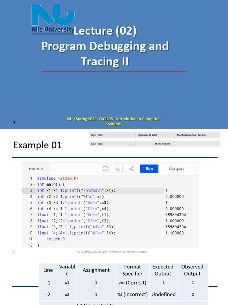 Program Debugging Techniques in C & Python | PDF | Integer (Computer ...