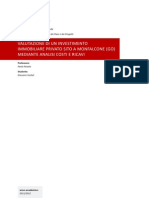 Valutazione Economoica Di Un Investimento Immobiliare Sito A Monfalcone (GO)