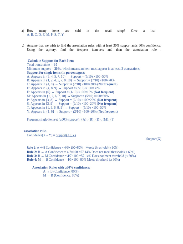 Question 1 Data Mining | PDF