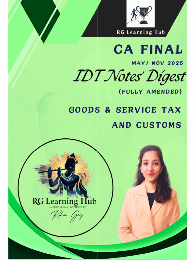 RG Idt Notes PDF | PDF
