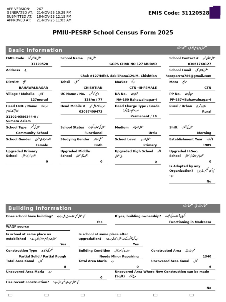 Census 2025 - 31120528 | PDF