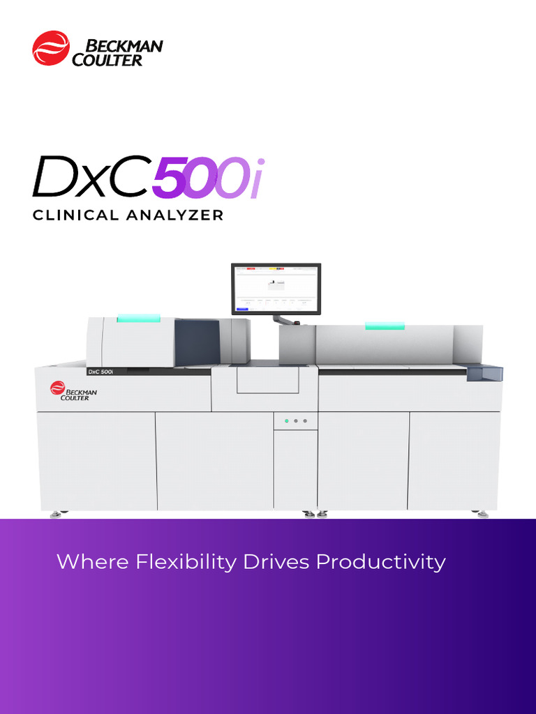 DxC 500i Clinical Analyzer Overview | PDF | Immunoassay