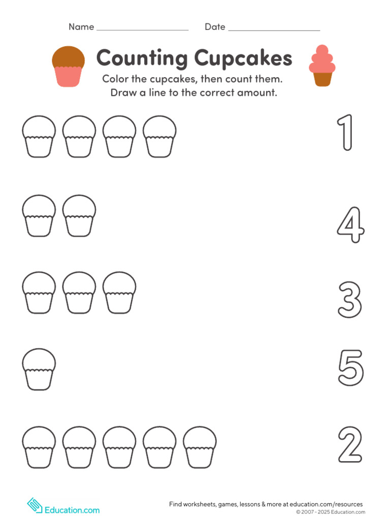 Counting Cup Cakes | PDF