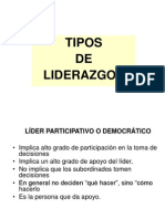 Tipos de Liderzgo