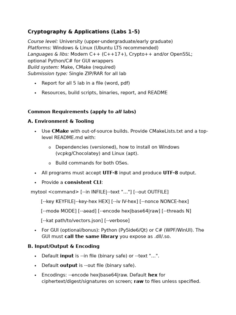 Cryptography Lab3 | PDF | Encryption | Computing