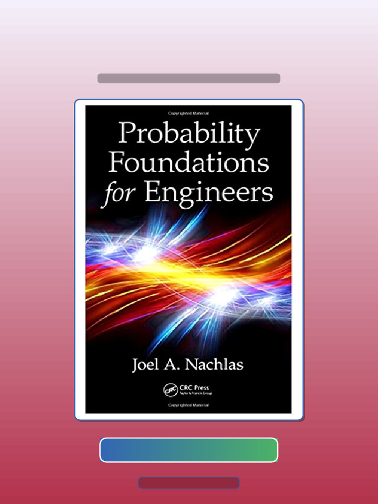 Answers for Probability Foundations for Engineers 1st Nachlas | PDF ...