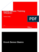 Knock Sensor Training TPIC8101: Thomas Cosby