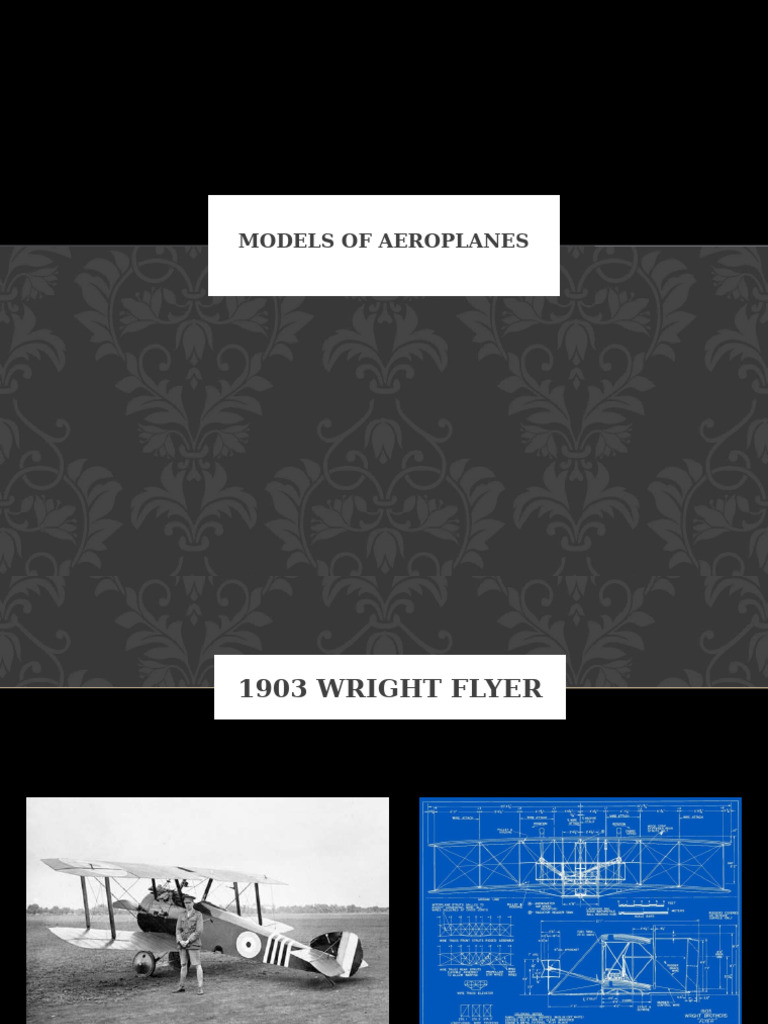 Key Aircraft Models in Aviation History | PDF | Wright Flyer | Airliner