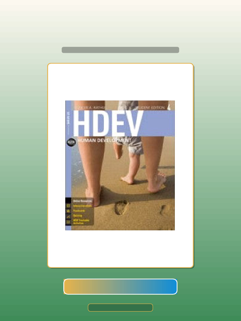 HDEV 4th Edition Ebook and TestBank Bundle Exam Prep | PDF