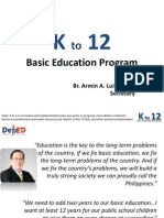 DepED K To 12 Presentation For DLSP Oct 6