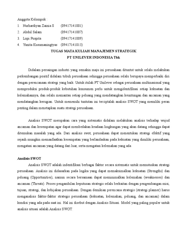 Indofood swot analysis essay 07 image