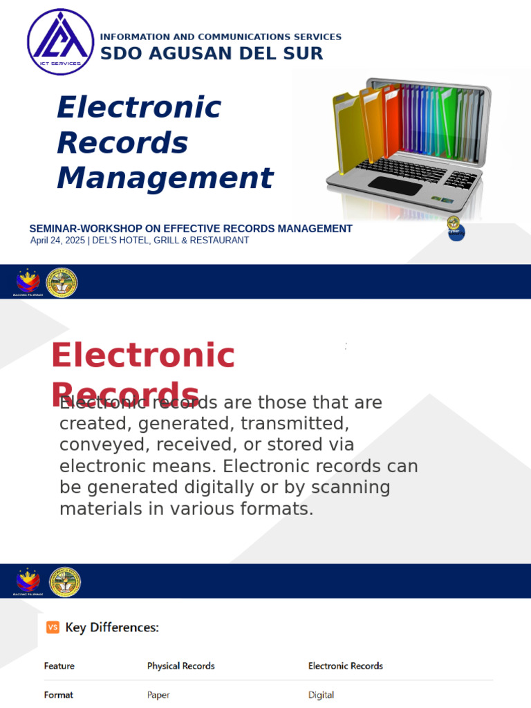 Effective Electronic Records Management | PDF | Records Management ...