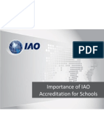 Scope of IAO’s Accreditation for Schools
