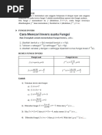 Rumus Praktis Invers Fungsi | PDF