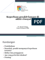 Keperluan Pesakit Kanser Di Akhir Riwayat_Dr Hayati