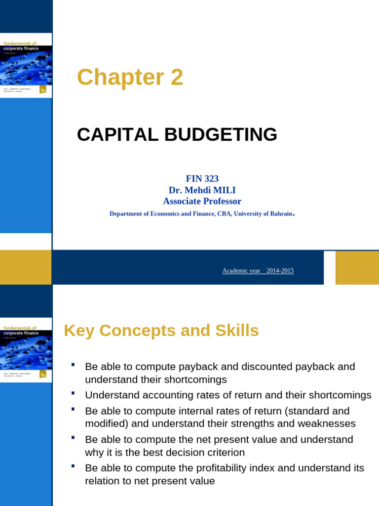 Capital Budgeting Techniques Explained | PDF | Internal Rate Of Return ...