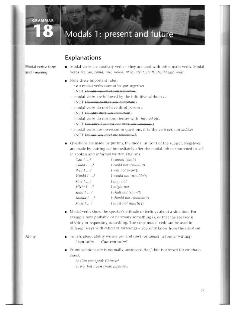 Modal Verbs | PDF