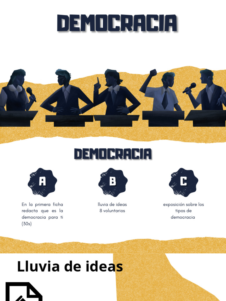 Tipos de Democracia: Representativa y Participativa | PDF | Democracia ...