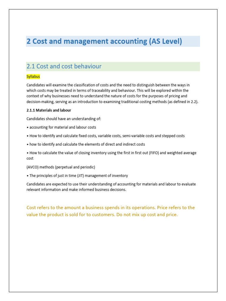 Cost Behavior and Accounting Methods | PDF | Inventory | Business Economics