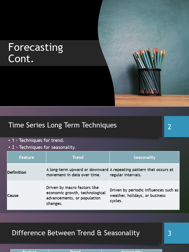 Forecasting P.2 | PDF | Seasonality | Errors And Residuals
