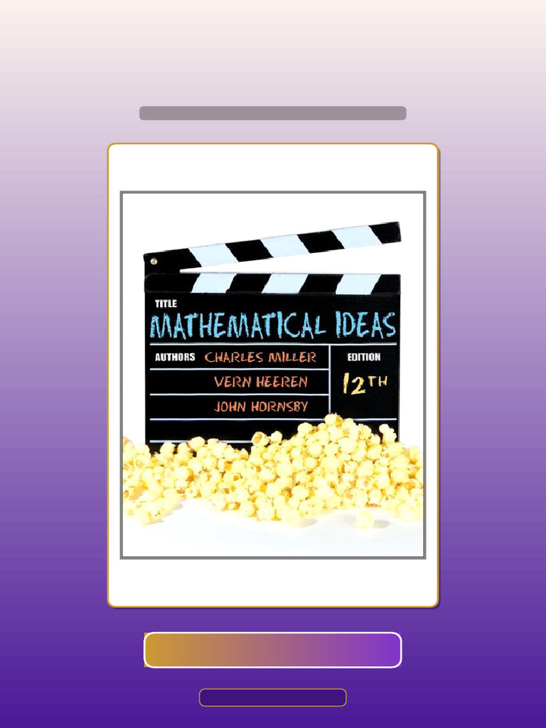 Test Bank For Mathematical Ideas 12th Edition by Miller | PDF ...