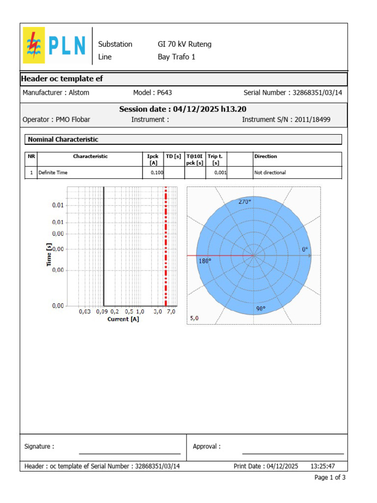 70 kV Substation Test Report | PDF | Transformer | Power Engineering