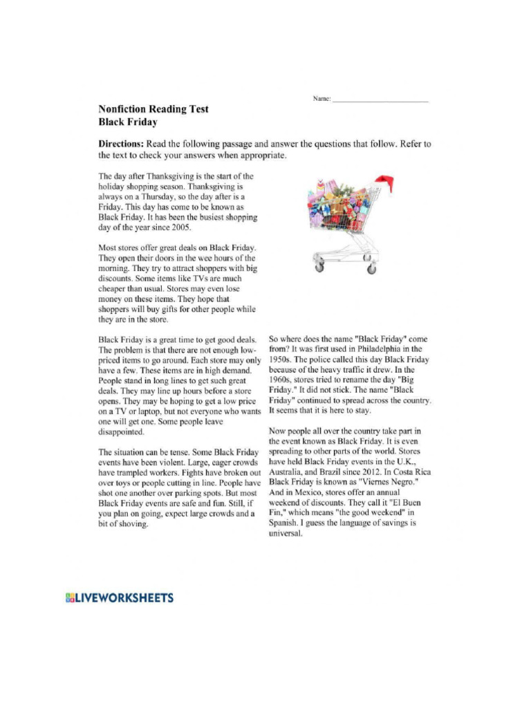 Reading Test | PDF