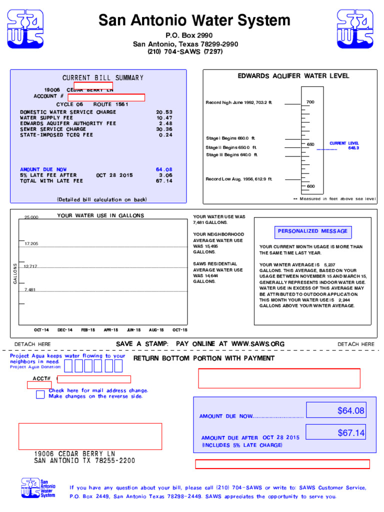 289148978-oct-water-bill | PDF | Environmental Engineering | Hydraulic ...