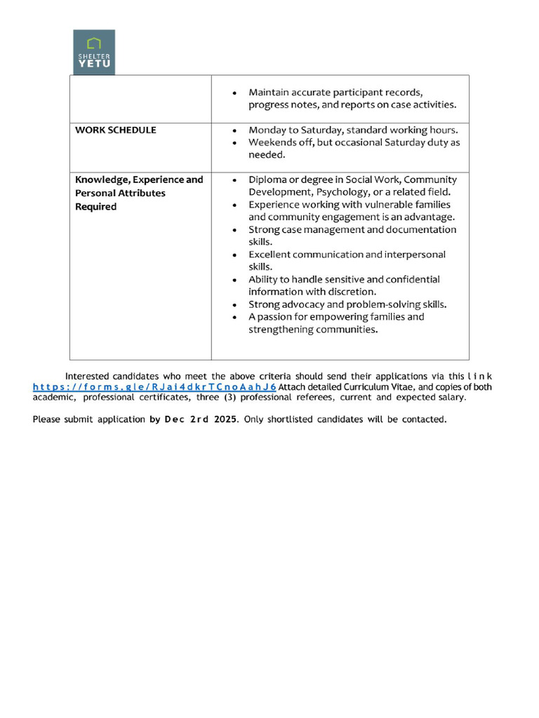 Fso - Open Opportunity | PDF