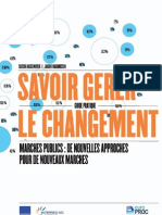 Savoir Gerer Le Changement - MARCHES PUBLICS 