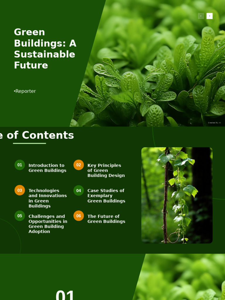 Green Buildings: Principles & Benefits | PDF | Green Building ...